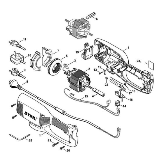 Motor Housing for Stihl HLE 71