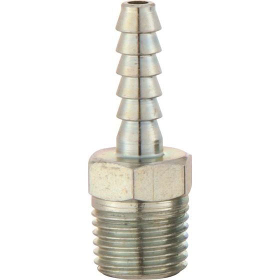 PCL Hose Tail 7.9mm (5/16) I/D Hose To Male Thread R 3/8" (D/PK) - HC6905S