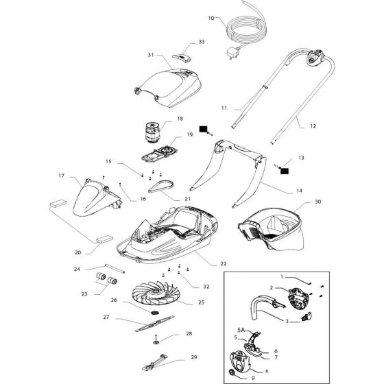 Husqvarna HOVER VAC 280 Assembly