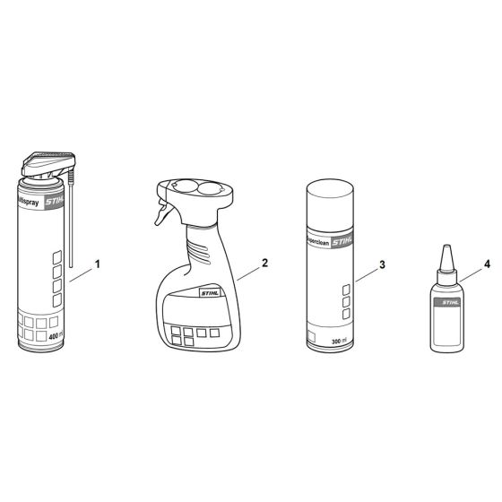 Stihl HS 87 Cleaning Products
