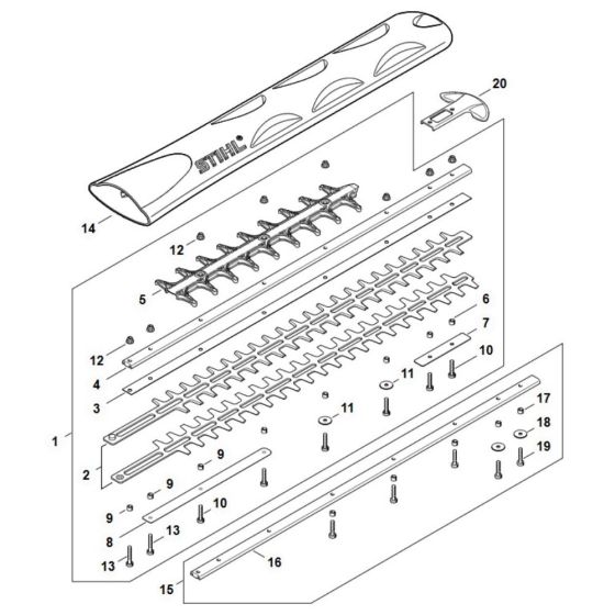 Cutter Bar Assembly for Stihl