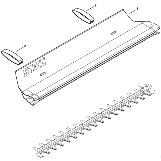 Catcher Blade Assembly for Stihl