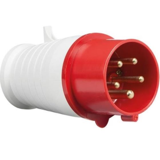 Plug 415 Volt 32 Amp, 5 Pin (RED) - I5.008 - V-TUF Pressure Washer Parts - i5.008
