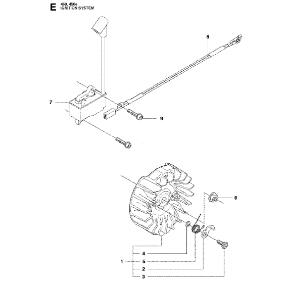 Ignition System Assembly For Husqvarna 450e Chainsaw