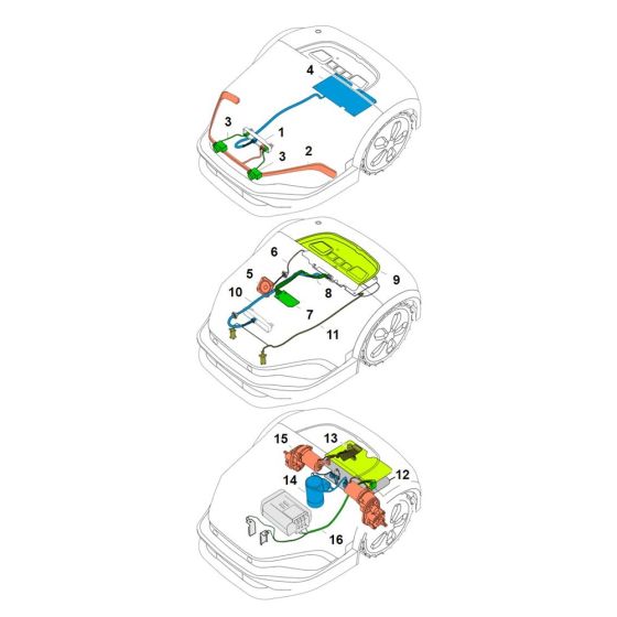 Ladder Diagram for Stihl iMOW