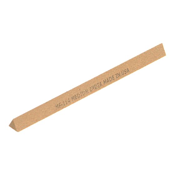 MF144 Triangular File 100mm x 12mm - Medium by India - 61463686265