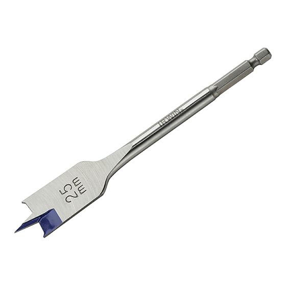 4X Blue Groove Flat Bit 8mm x 152mm by IRWIN - 10502804