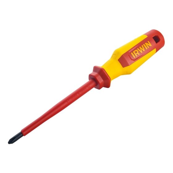 VDE Pro Comfort Screwdriver Phillips PH2 x 125mm by IRWIN - 1951864
