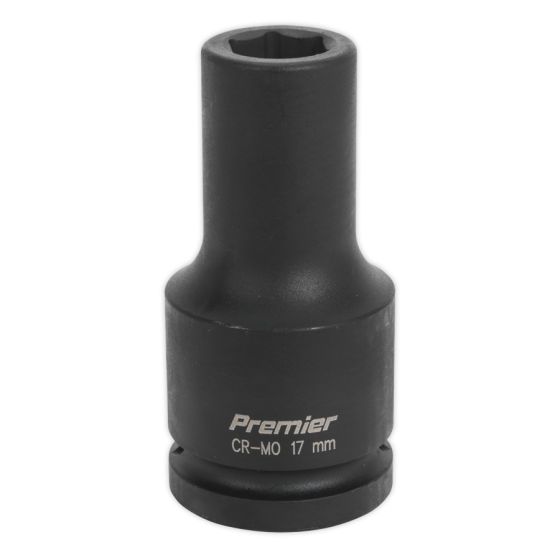 Impact Socket 17mm Deep 3/4"Sq Drive Sealey Part No. IS3417D