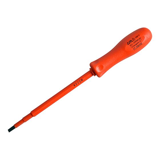 Insulated Electrician Screwdriver 150mm x 5mm by ITL - UKC-01890