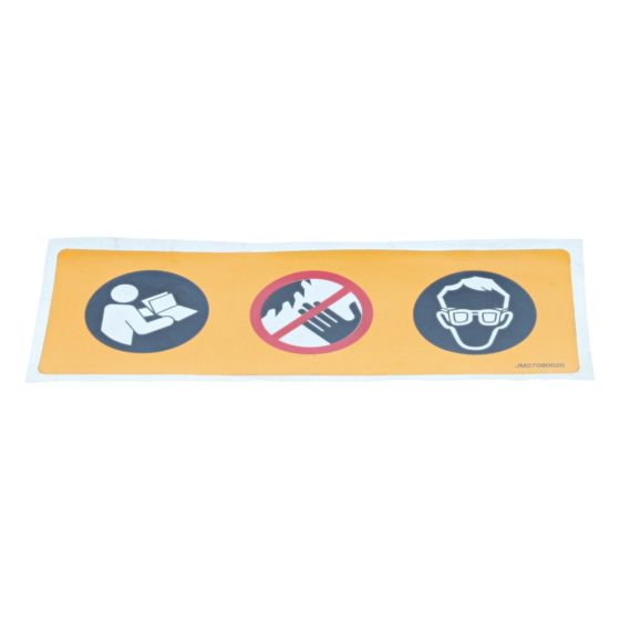 Warning Label for Makita MLT100 Table Saw - OEM No. JM27080020