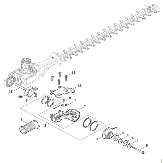 Joint Assembly for Stihl HLA 65