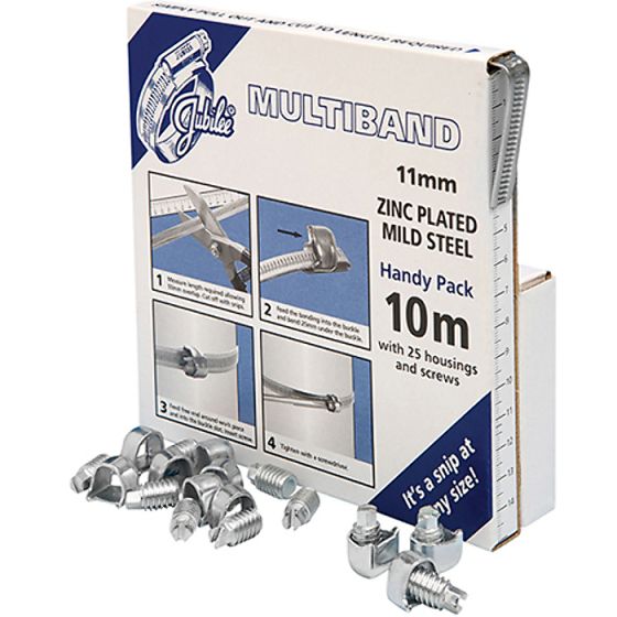 Multiband Mild Steel Handy Pack 11mm by Jubilee - MB1708
