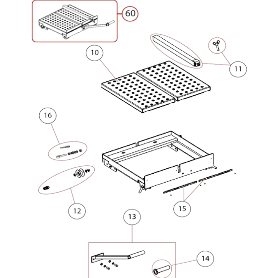 Table Assembly for Norton Clipper