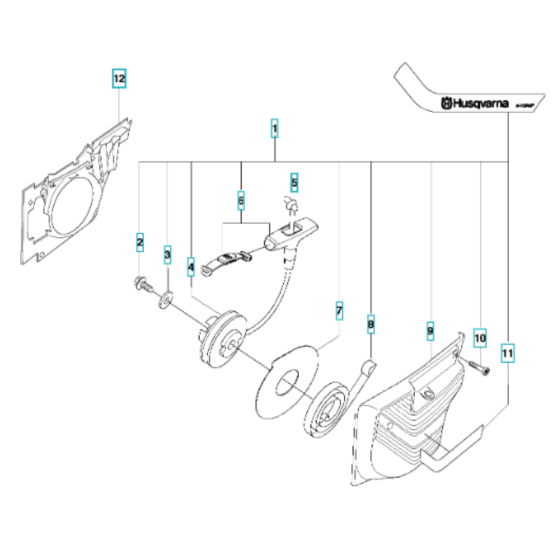 Starter Assembly for K1270 I
