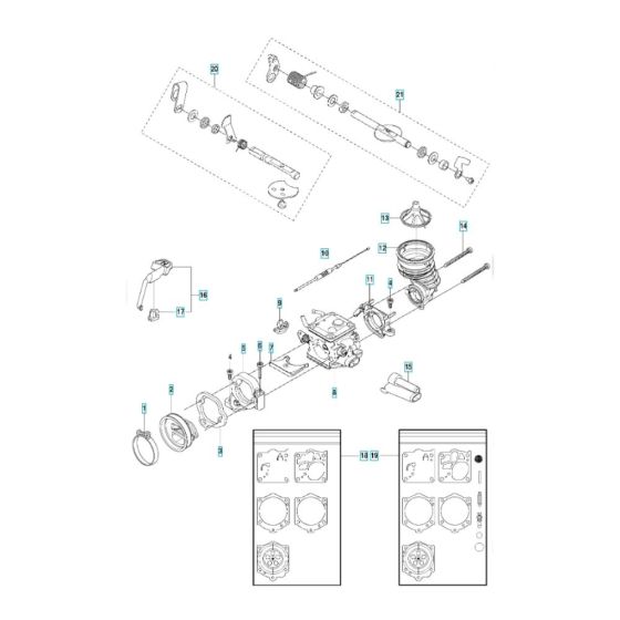 Carburettor Assembly for K970