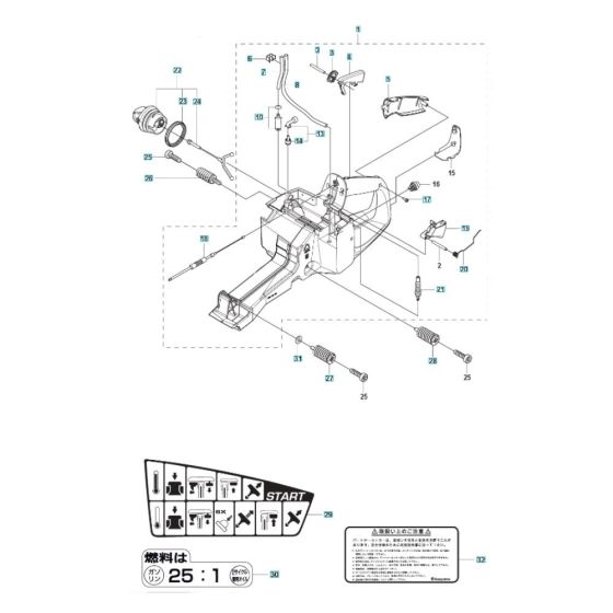 Fuel Tank Assembly for K970