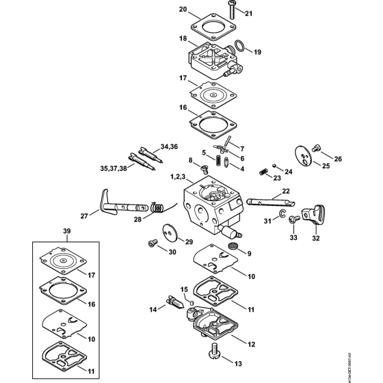 Carburetor for Stihl Engines