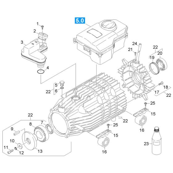 Motor Assembly for Karcher HD 10-25-4 S Pressure Washer