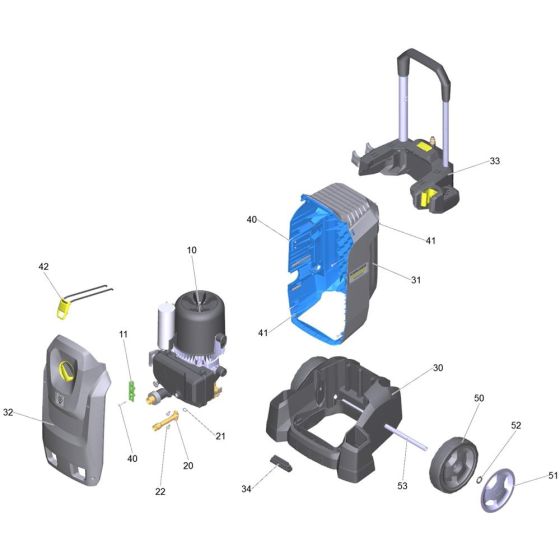 Housing Assembly for Karcher HD 7-17 M Pressure Washer
