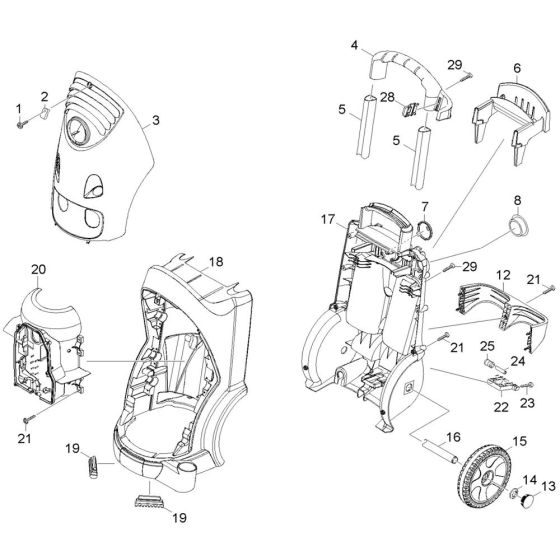 Housing Assembly for Karcher HD 7-18-4 M Classic Pressure Washer