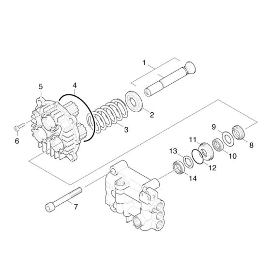 Piston Assembly for Karcher HD 13-18-4 SX Pressure Washer