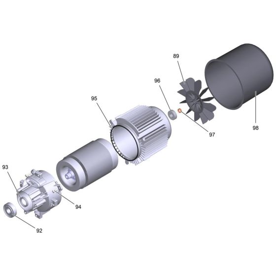 Motor Assembly for Karcher HD 5-12 C Pressure Washer