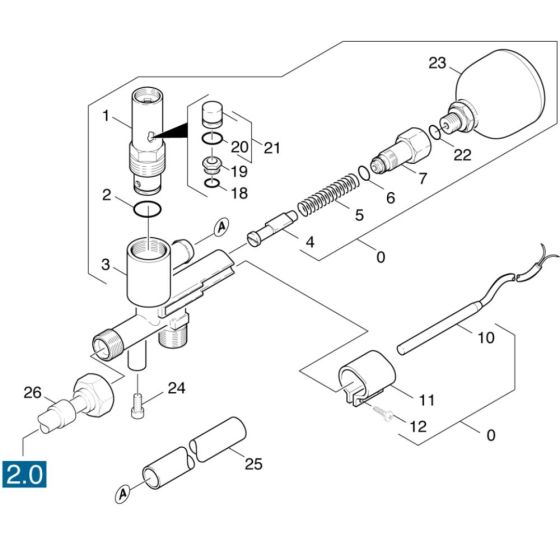 Safety System Assembly for Karcher HDS 1000 DE Pressure Washer
