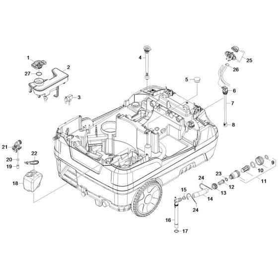 Float Valve Assembly for Karcher HDS 6-10-4 C Pressure Washer