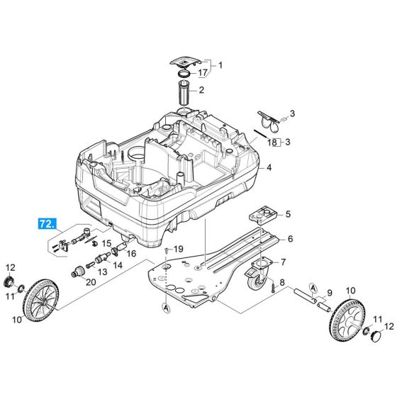 Housing Assembly -1 for Karcher HDS 6-14-4 CX Pressure Washer