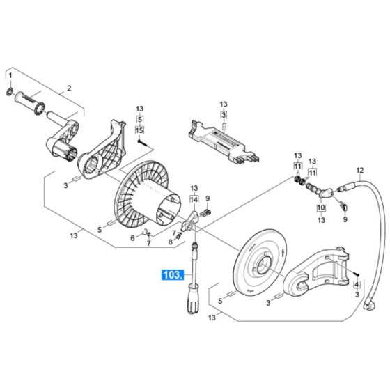 Hose Reel Assembly for Karcher HDS 6-14-4 CX Pressure Washer