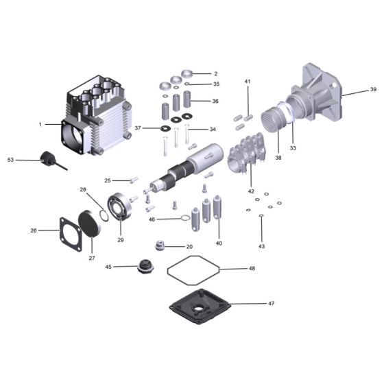 Pump Assembly for Karcher HDS 8-20 DE Pressure Washer