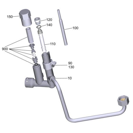 Safety Valve Assembly for Karcher HDS 8-20 DE Pressure Washer