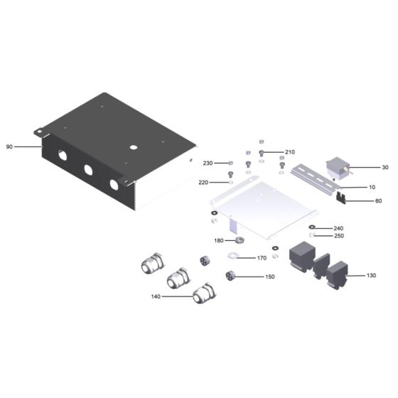 Electrical Box Assembly for Karcher HDS 8-20 DE Pressure Washer