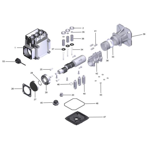 Pump Assembly for Karcher HDS 8-20 G Pressure Washer