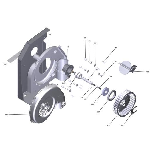 Blower Assembly for Karcher HDS 8-20 G Pressure Washer