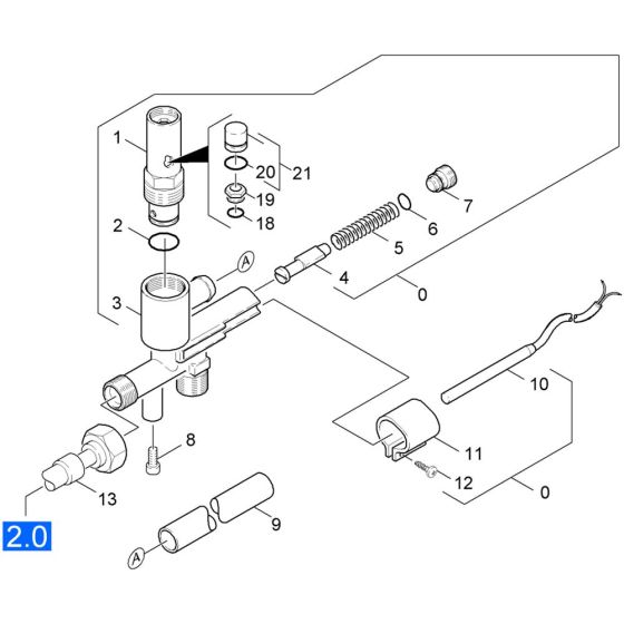 Safety System Assembly for Karcher HDS 801 D Pressure Washer