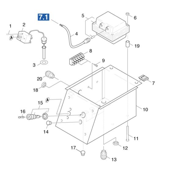 Control Box Assembly for Karcher HDS 801 D Pressure Washer