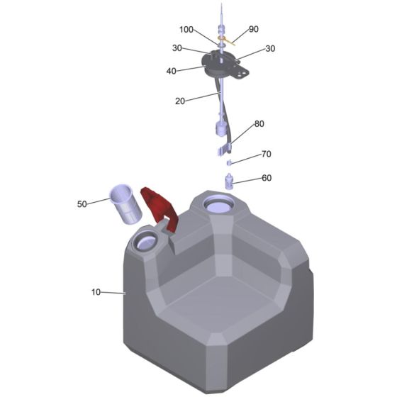 Fuel Tank Assembly for Karcher HG 64 Pressure Washer