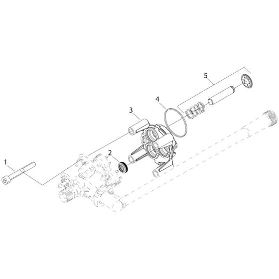 Thrust Guidance Assembly for Karcher K 3 Follow Me Pressure Washer