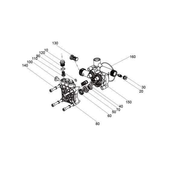 Pump Assembly for Karcher K 3 Induction Pressure Washer