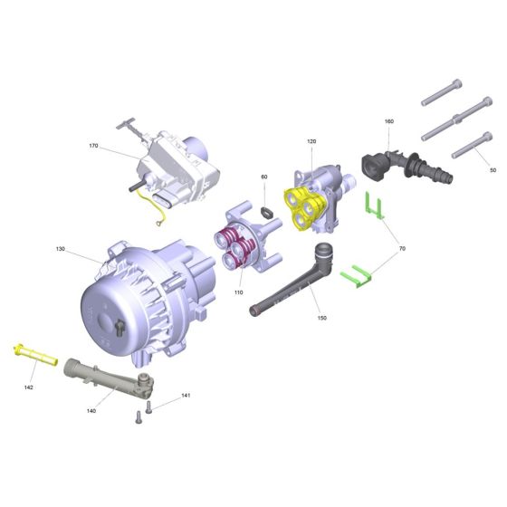 Pump Assembly for Karcher K 4 Premium Power Control Pressure Washer