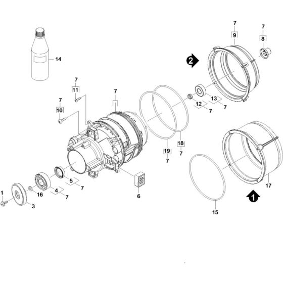 Motor Assembly for Karcher K 6 Premium Pressure Washer