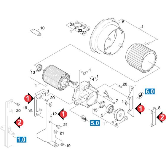 Motor Assembly for Karcher K 855 HS Plus Pressure Washer