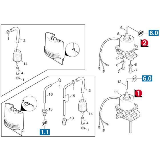 Fuel Pump Assembly for Karcher K 855 HS Plus Pressure Washer