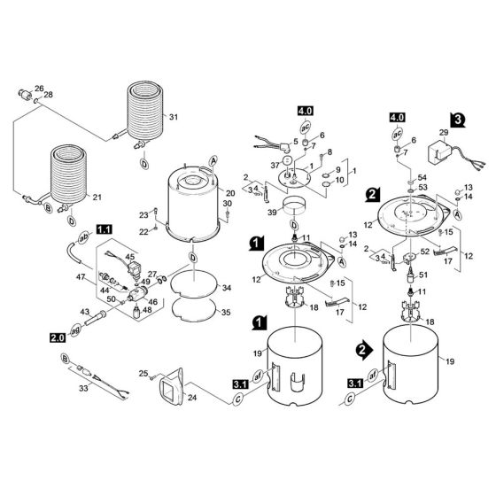 Flow Heater Assembly for Karcher K 855 HS Plus Pressure Washer