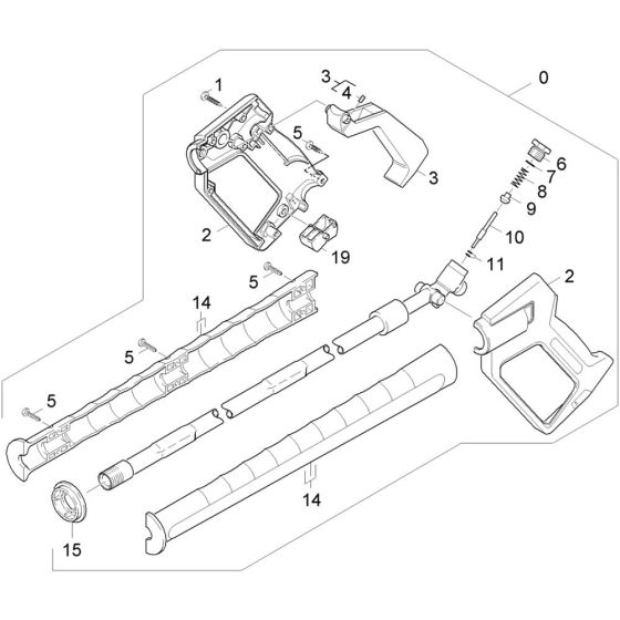 Trigger Handle Assembly for Karcher Xpert HD 7140 Pressure Washer