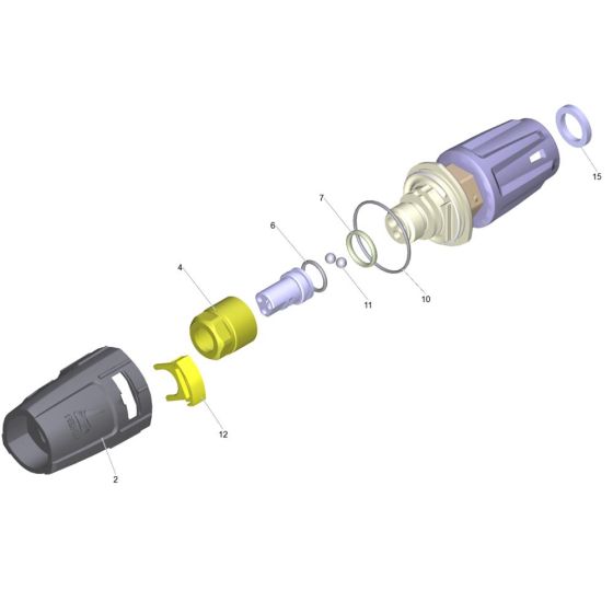 Nozzle Assembly for Karcher Xpert HD 7125 X Plus Pressure Washer
