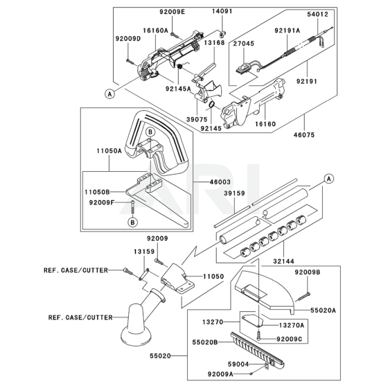 Pipe, Handle & Guard for KBL27BC