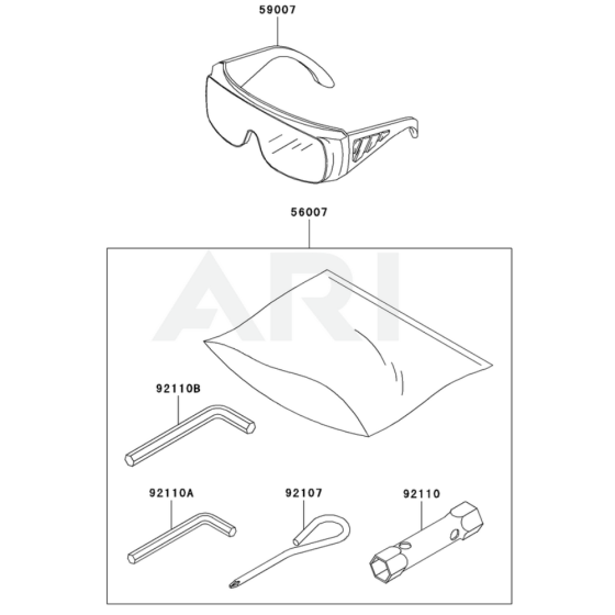 Tool for Kawasaki KCS525A